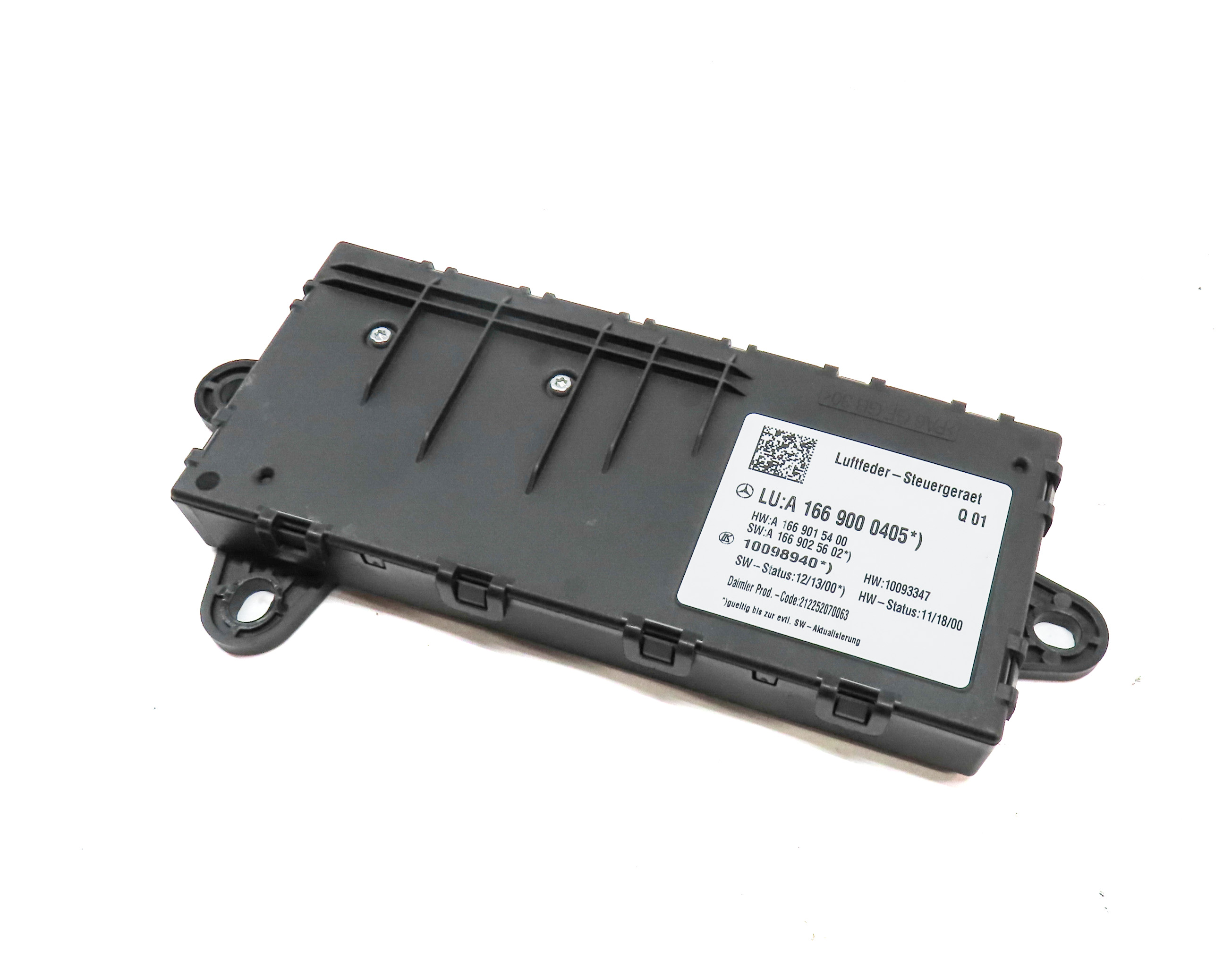 2013 MERCEDES GL350 (X166) AIR SUSPENSION AIRMATIC CONTROL MODULE — exact item pictured